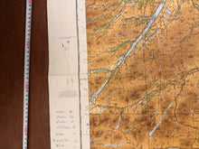 Load image into Gallery viewer, Original WW2 British Army RAF Navy Base Map of Scotland - The Eastern Highlands - The Militaria Shop