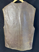 Load image into Gallery viewer, Original WW2 British Army No.2 Camouflaged Leather Jerkin - Size 1 - 1945 Dated - The Militaria Shop