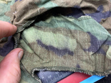 Load image into Gallery viewer, Original US Army M1 Camo Helmet Cover - Vietnam Found - Combat Worn - The Militaria Shop