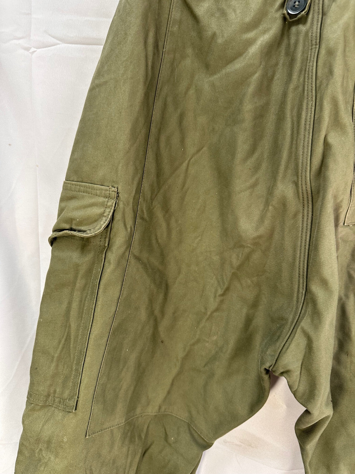 Genuine British Army 1960 Pattern Combat Trousers OD Green - Size 2 - 33" Waist - The Militaria Shop