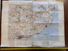 Load image into Gallery viewer, Original WW2 British Army GSGS Map of Scotland - Arbroath & Montrose - The Militaria Shop