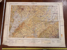 Load image into Gallery viewer, Original WW2 British Army RAF Navy Base Map of England - Midlands - Birmingham - The Militaria Shop