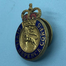 Load image into Gallery viewer, Original British Army Lapel Pin - Civil Defence Corps - The Militaria Shop