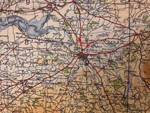Load image into Gallery viewer, Original WW2 British Army RAF Navy Base Map of England - Border of Scotland - The Militaria Shop