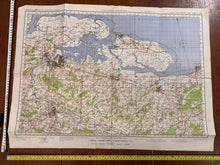 Load image into Gallery viewer, Original WW2 British Army GSGS OS Map England - Chatham & Maidstone - The Militaria Shop