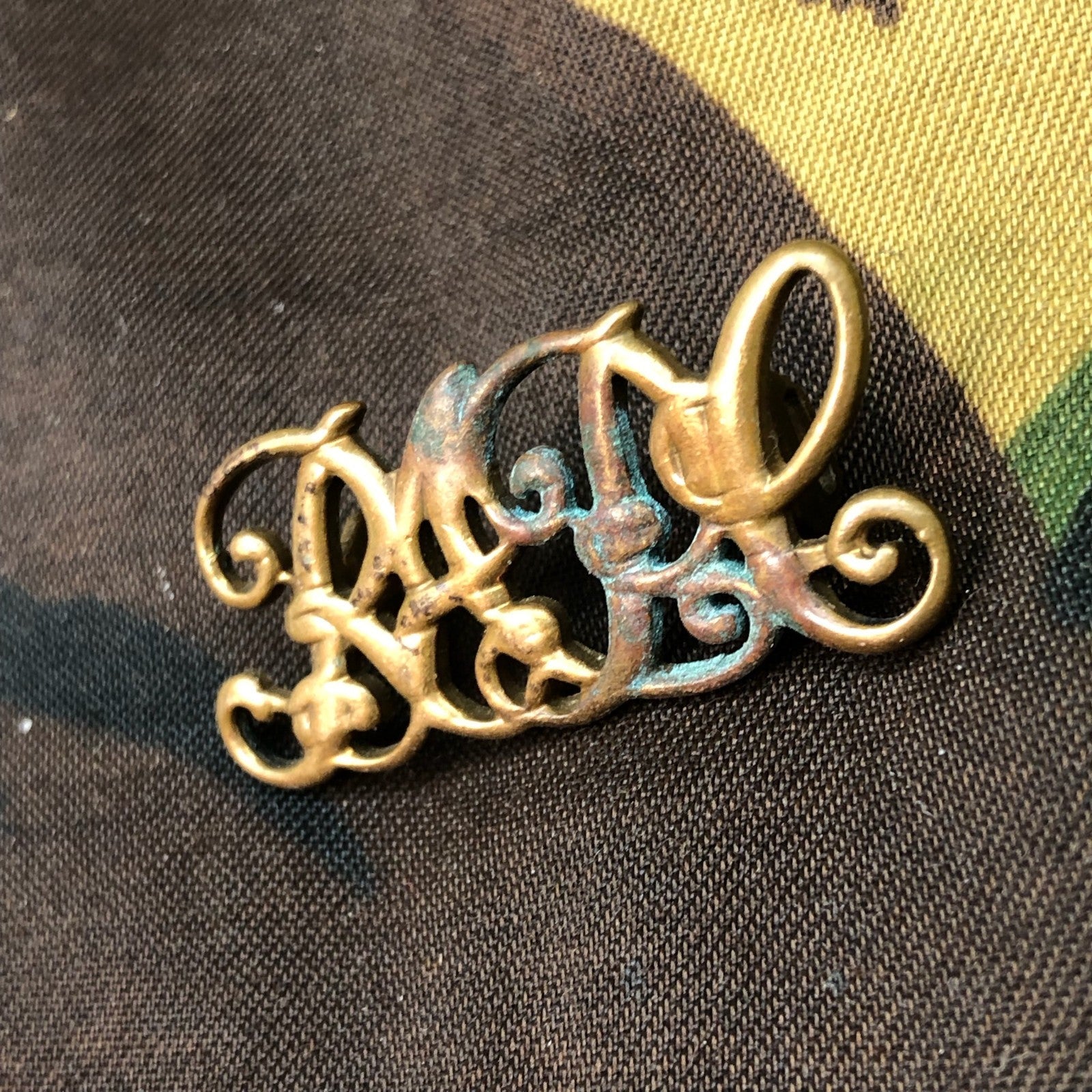Genuine British Army Brass Shoulder Title - Royal Army Pay Corps RAPC - The Militaria Shop