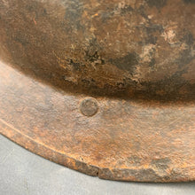 Load image into Gallery viewer, Original British Army WW2 Combat Steel Helmet - The Militaria Shop