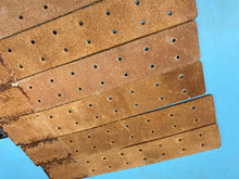 Load image into Gallery viewer, WW2 German Army belt leather fastening strip. Black Leather Reproduction - The Militaria Shop