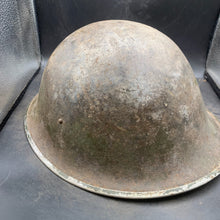 Load image into Gallery viewer, Original British/Canadian Army WW2 Mk3 Turtle High Rivet Combat Steel Helmet - The Militaria Shop