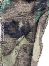 Load image into Gallery viewer, Original US Army Vietnam War Era M1 Camo Helmet Cover - Local Find - Combat Worn - The Militaria Shop