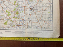 Load image into Gallery viewer, Original WW2 British Army GSGS OS Map of England & Wales - Bedford - The Militaria Shop