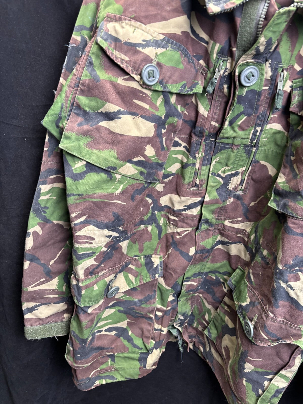 Surplus British Army DPM Pattern Camouflaged Combat Jacket Field-170/96 - The Militaria Shop