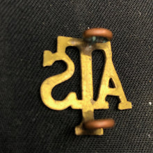 Load image into Gallery viewer, Original WW2 British Army Brass Shoulder Title ATS Auxiliary Territorial Service - The Militaria Shop