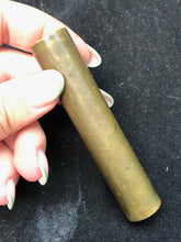 Load image into Gallery viewer, Original WW1 British Army SMLE Enfield Brass Oil Bottle - J.J.B Maker Marked - The Militaria Shop