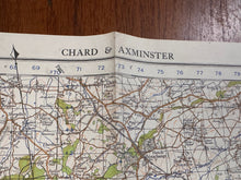 Charger l'image dans la galerie, Original WW2 British Army GSGS OS Map of England - Chard & Axminster - The Militaria Shop