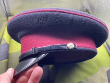 Lade das Bild in den Galerie-Viewer, Original British Army - Royal Army Medical Corps Peaked Cap - Size 57cm - The Militaria Shop