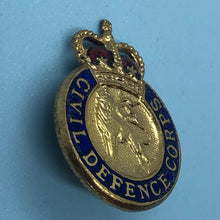Load image into Gallery viewer, Original British Army Lapel Pin - Civil Defence Corps - The Militaria Shop