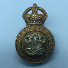 Load image into Gallery viewer, Genuine British Army 7th Queen's Own Hussars Collar Badge - The Militaria Shop
