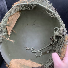 Load image into Gallery viewer, Genuine Dutch Army M53 Euroclone of WW2 US M1 Camouflaged Helmet & Liner Set - The Militaria Shop