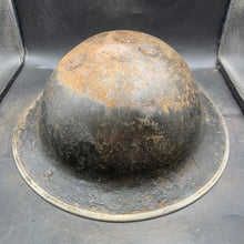 Load image into Gallery viewer, Original British Army WW2 Mk2 Combat Steel Helmet - The Militaria Shop