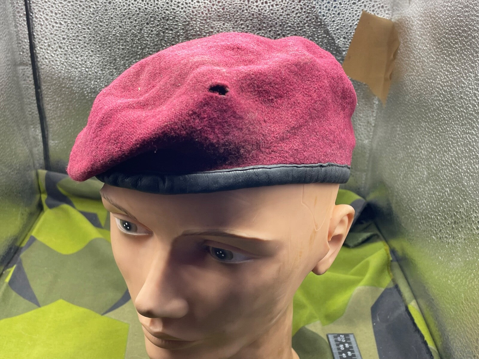 Original British Army Parachute Regiment / Airborne Forces Red Beret - Size 55cm - The Militaria Shop