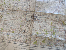 Load image into Gallery viewer, Original WW2 British Army OS Map of Great Britain - Bedford - The Militaria Shop
