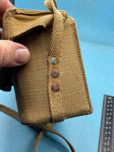 Load image into Gallery viewer, Original WW2 British Army 37 Pattern Economy Binocular Case with Shoulder Strap - The Militaria Shop