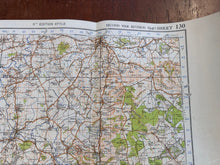 Load image into Gallery viewer, Original WW2 British Army GSGS OS Map of England & Wales - Yeovil & Blandford - The Militaria Shop