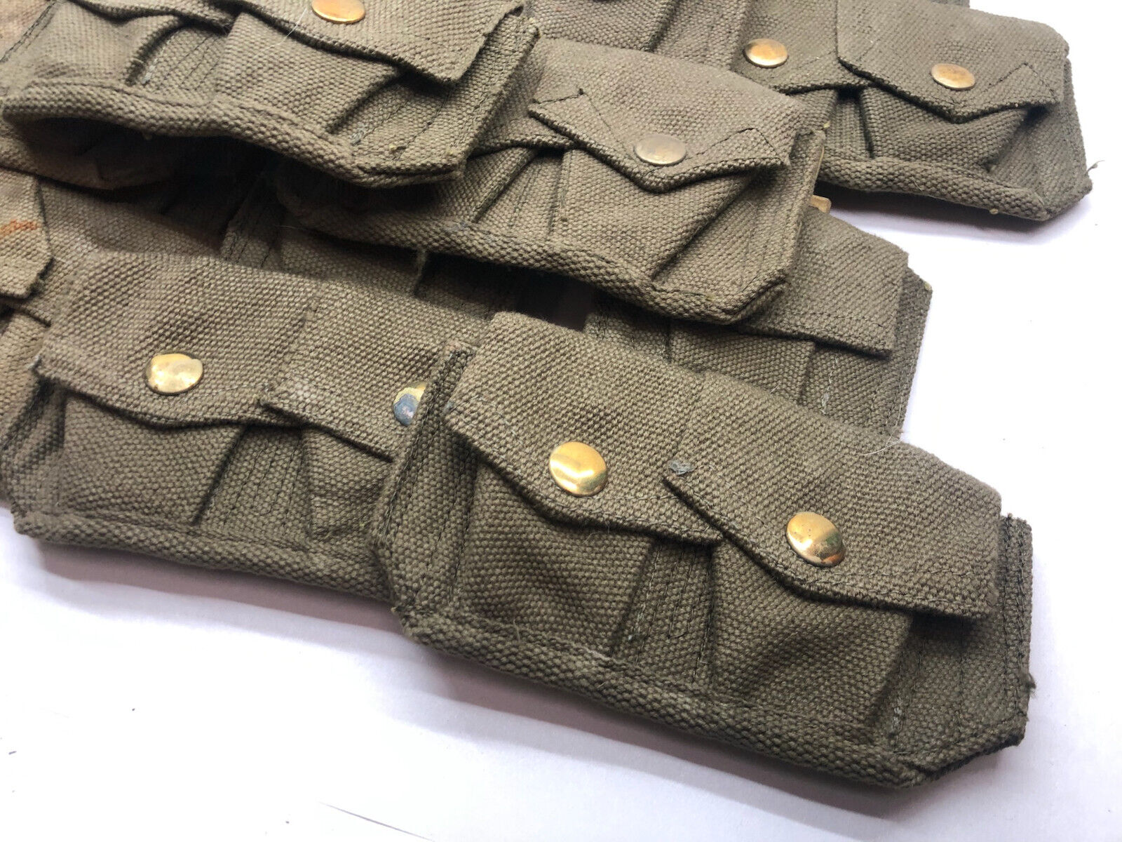 Genuine 37 Pattern Army 3 Pocket Rifle Pouch - WW2 British Army Style - The Militaria Shop