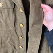 Lade das Bild in den Galerie-Viewer, Original WW2 US Army Class A Dress Jacket 1940 - Private Ryan Prop - 39" Long - The Militaria Shop
