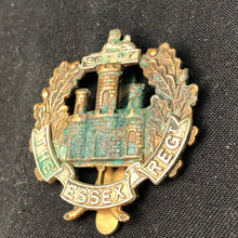 Load image into Gallery viewer, Genuine WW2 British Army Brass Cap Badge - Essex Regiment - The Militaria Shop