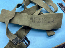 Load image into Gallery viewer, Original WW2 British Army 44 Pattern Equipment Straps - 1945 Dated - The Militaria Shop