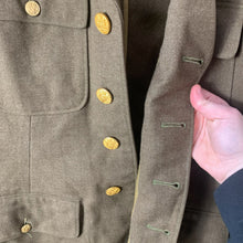 Lade das Bild in den Galerie-Viewer, Original WW2 US Army Class A Dress Jacket 1942 - Private Ryan Prop - 38" Long - The Militaria Shop