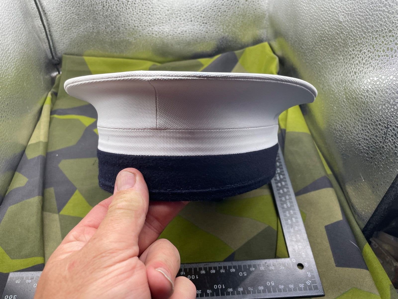 Original British Royal Navy Ratings Cap - Size 57cm - The Militaria Shop