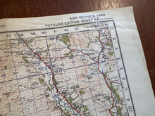 Load image into Gallery viewer, Original WW2 British Army GSGS Map of Scotland - Dunkeld & Pitlochry - The Militaria Shop