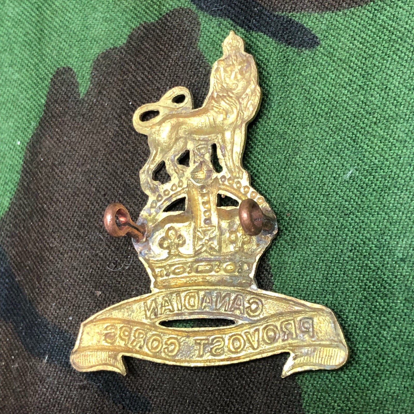 Original Canadian Army Provost Corps Cap Badge - The Militaria Shop