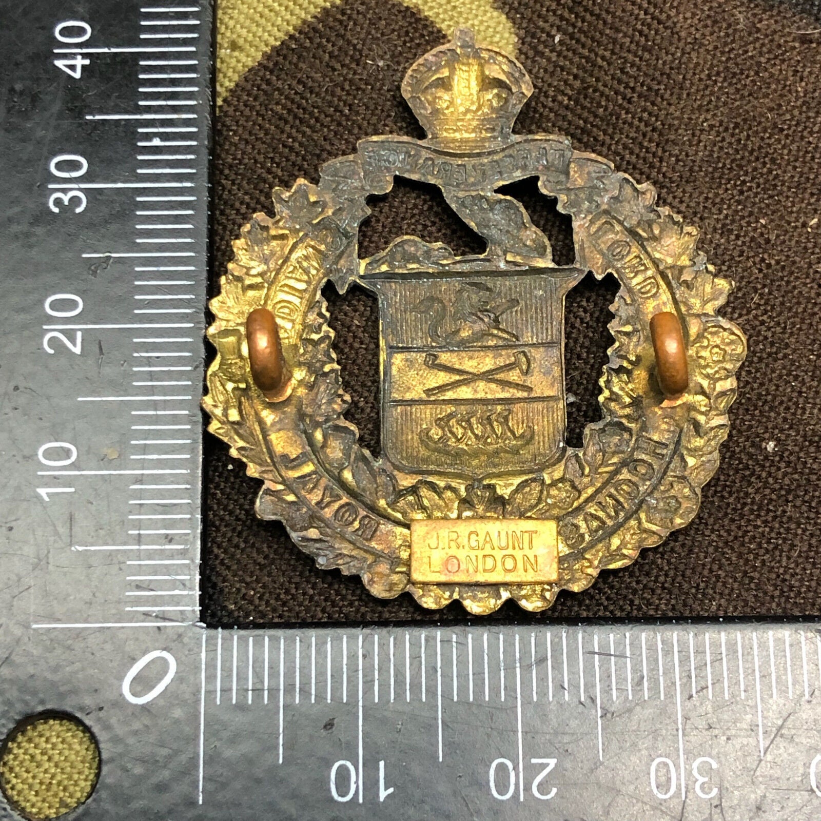 Original Canadian Army Lord Strathcona's Horse (Royal Canadians) Cap Badge - The Militaria Shop