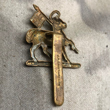 Load image into Gallery viewer, Original British Army Queen's Royal Regiment (West Surrey) Cap Badge - The Militaria Shop