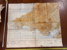 Load image into Gallery viewer, Original WW2 British Army RAF Navy Base Map of South Wales - Cardiff & Swansea - The Militaria Shop