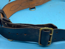 Load image into Gallery viewer, Original British Army Officer's Sam Browne Leather Belt - Approx 36" Waist - The Militaria Shop