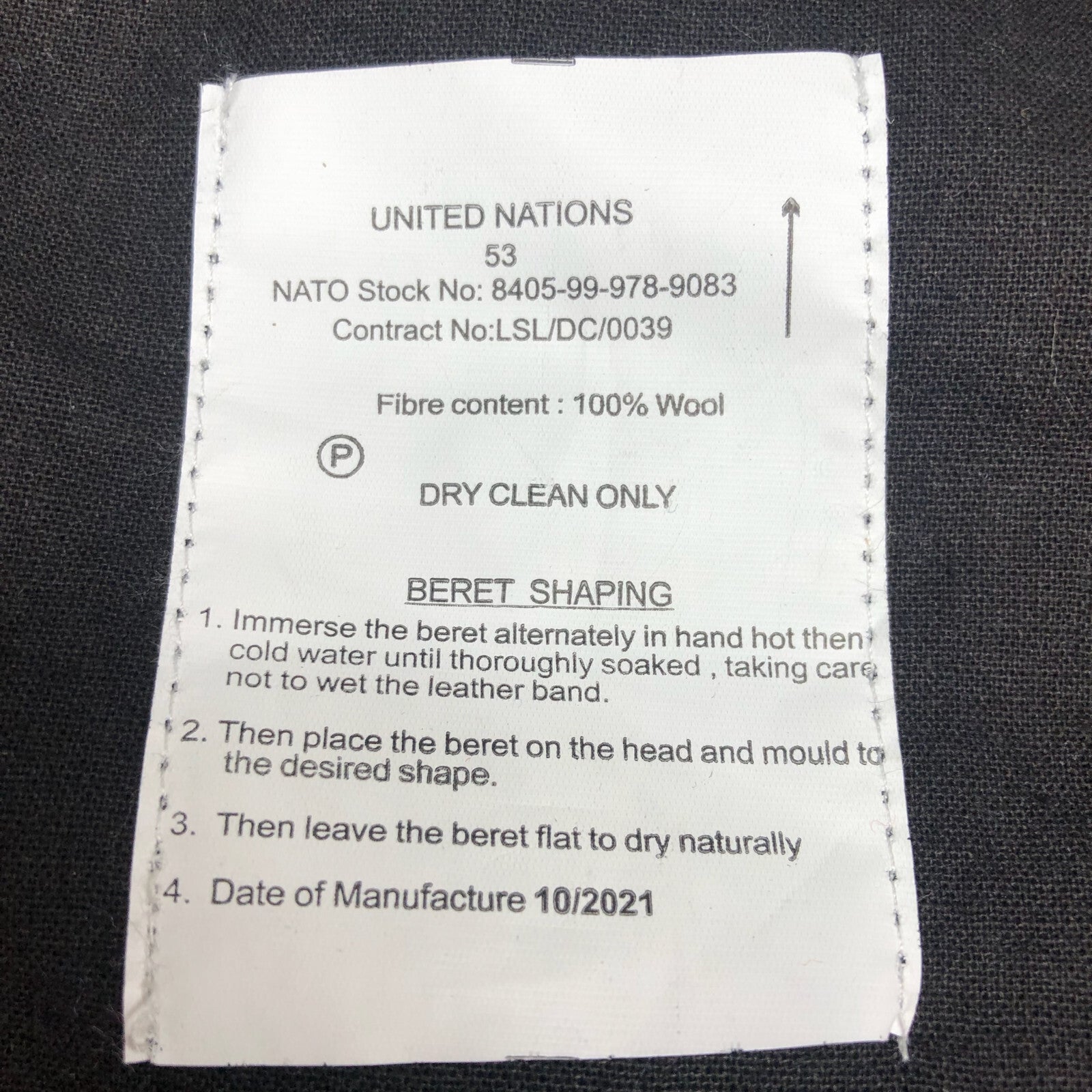 Genuine British Army Forces Beret - UN United Nations - Size 53 - The Militaria Shop
