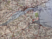 Load image into Gallery viewer, Original WW2 British Army RAF Navy Base Map of Scotland - The Forth, Clyde & Tay - The Militaria Shop
