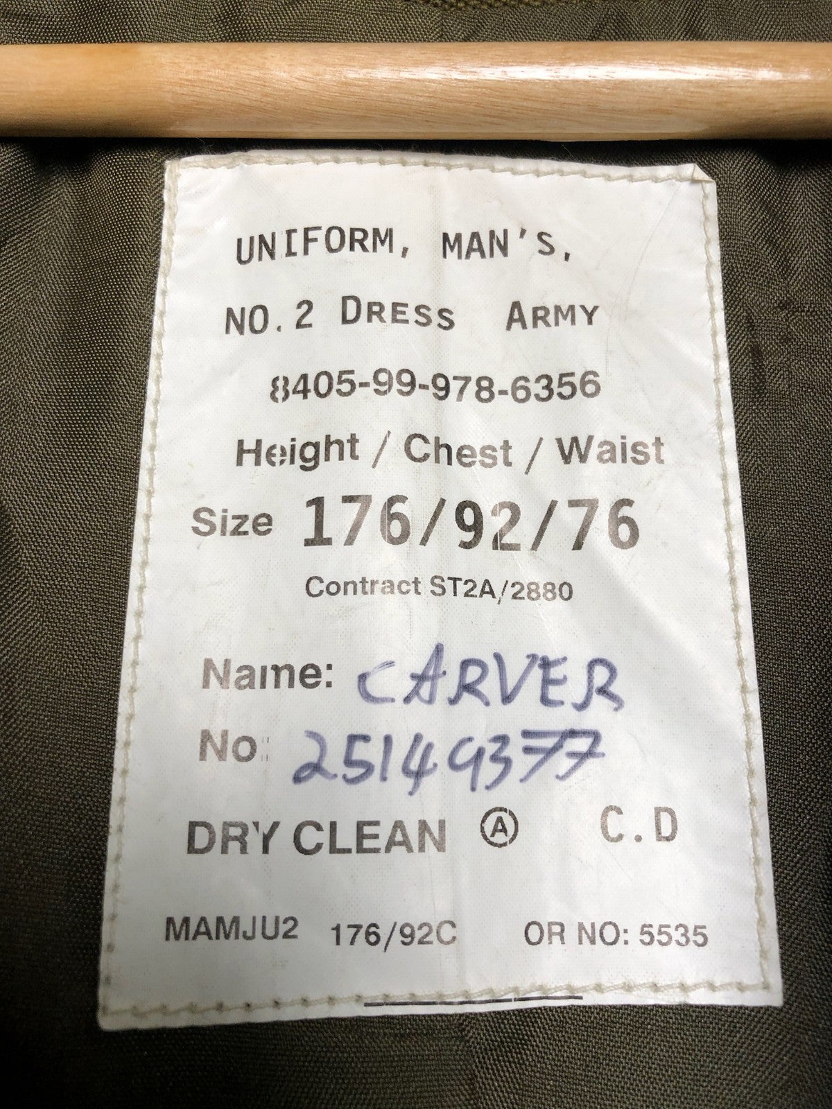 Grade 1 Used British Army No.2 Dress Uniform Jacket - Size 176/92/76 - The Militaria Shop