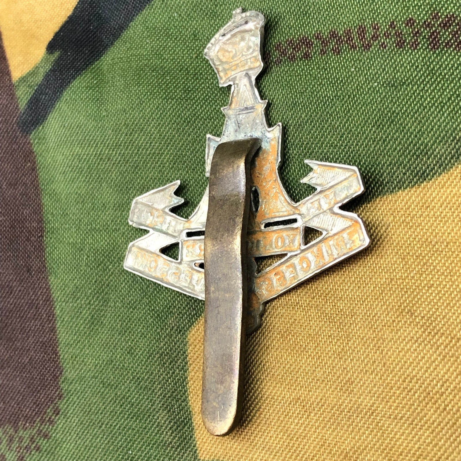 Original British Army WW2 Cap Badge - The Princess of Wales's Own Yorkshire Reg - The Militaria Shop