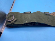 Lade das Bild in den Galerie-Viewer, Original Army Belt - Canvas and Leather - Approximately Size 32" Waist - The Militaria Shop