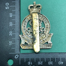 Load image into Gallery viewer, Genuine British Army Cap Badge - Queen Mary's Regiment Surrey Yeomanry - The Militaria Shop