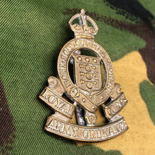 Load image into Gallery viewer, Original British Army WW2 Cap Badge - Royal Army Ordnance Corps RAOC - The Militaria Shop