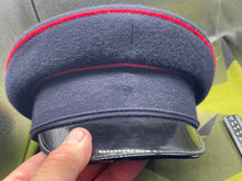 Load image into Gallery viewer, Original British Army Royal Engineers Peaked Cap - 59cm - The Militaria Shop