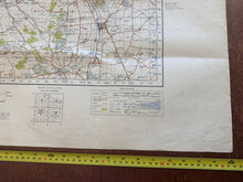 Load image into Gallery viewer, Original WW2 British Army OS Map of Great Britain - Bedford - The Militaria Shop