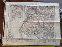Load image into Gallery viewer, Original WW2 British Army GSGS OS Map of Scotland - South West - The Militaria Shop